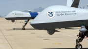 A pair of Customs and Border Protection UAS aircraft located at the southern border are standing by to air operations.