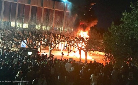 UC-Berkeley-Protest-Violence-Fire